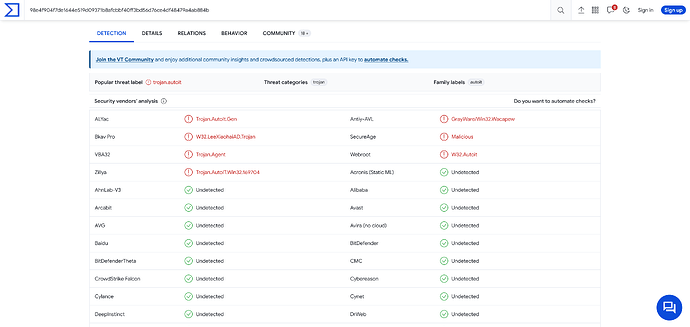 AutoIt is virus