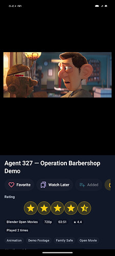Watch page