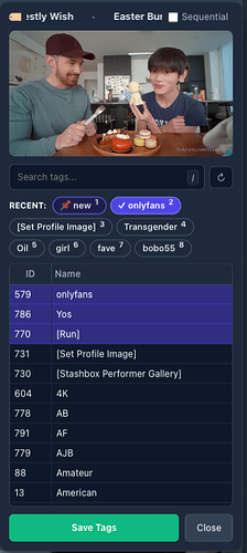 FastTag Edit Tags